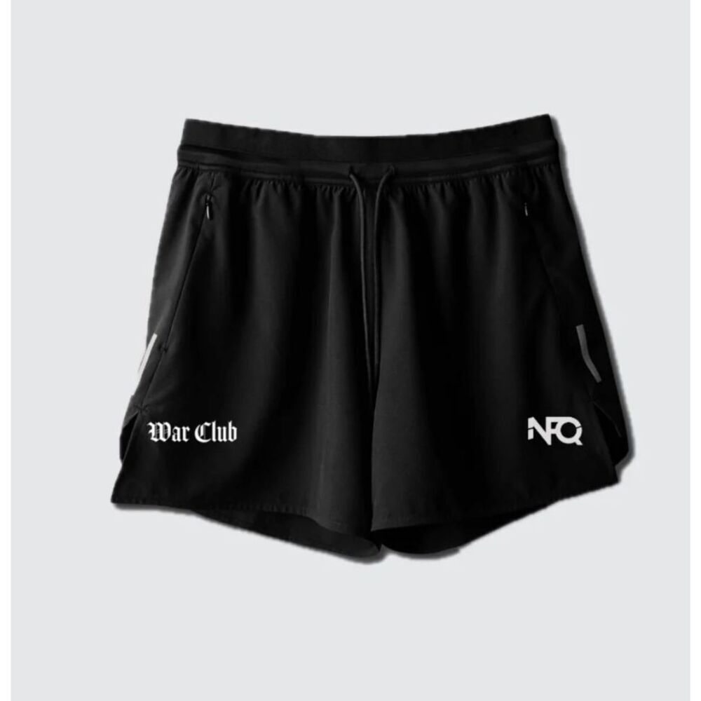 NFQ x War Club Covert Sprint Shorts – Black – Tactical Training Collab – NWT
